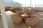 Луксозни ратанови мебели за лоби бар на хотел